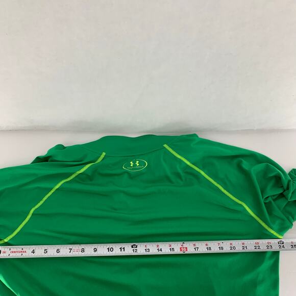 Under Armour Men's Green HeatGear 1/4 Zip Pullover Size XL - Picture 13 of 14